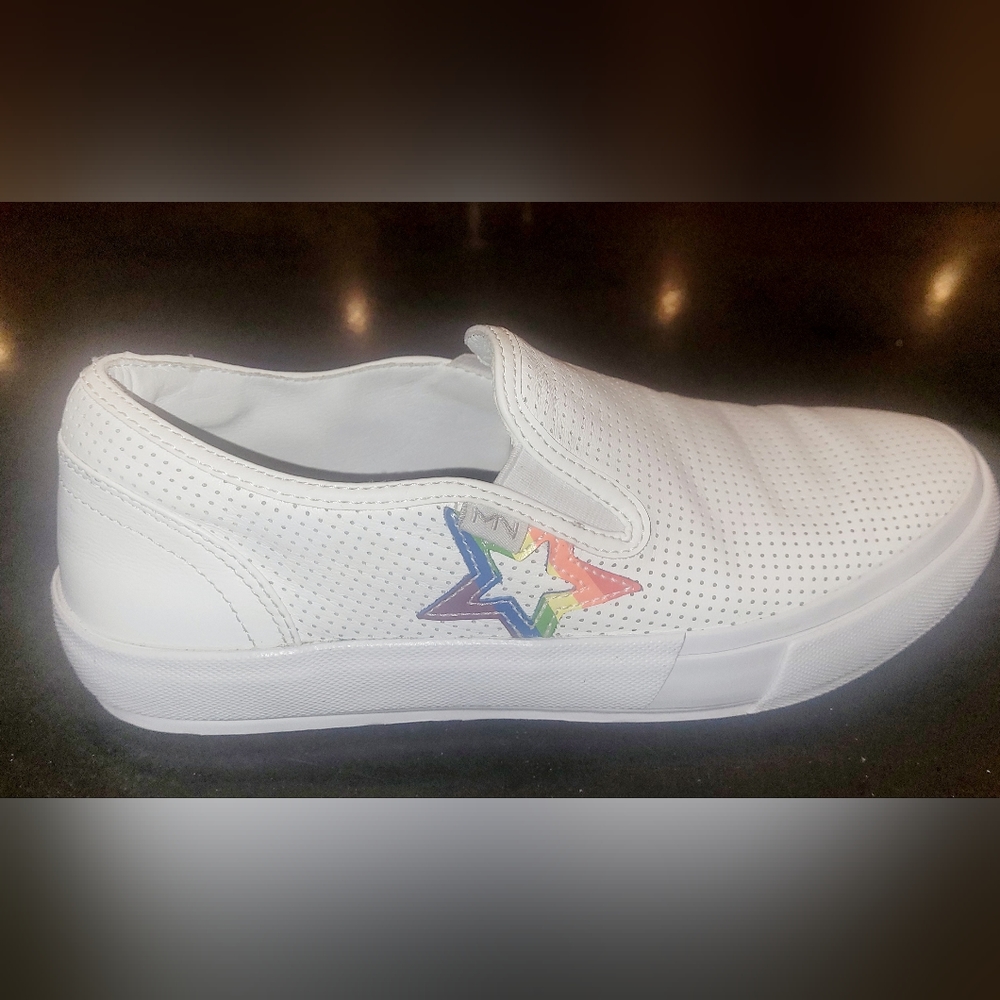 Mark Nason Leather Slip-on Sneaker.  Size 7.5